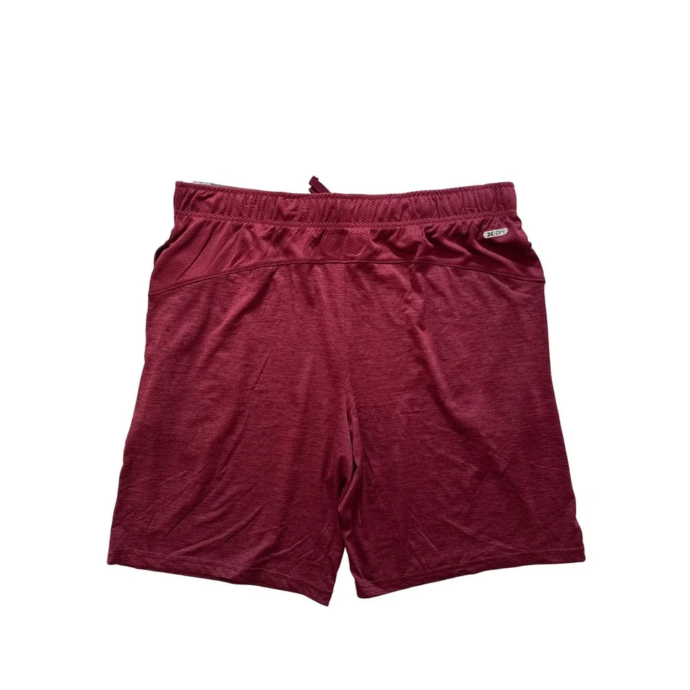 RBX Mens Mesh Space Dye Shorts Bordeaux 2 XXL X-Dri Performance Athletic 292136